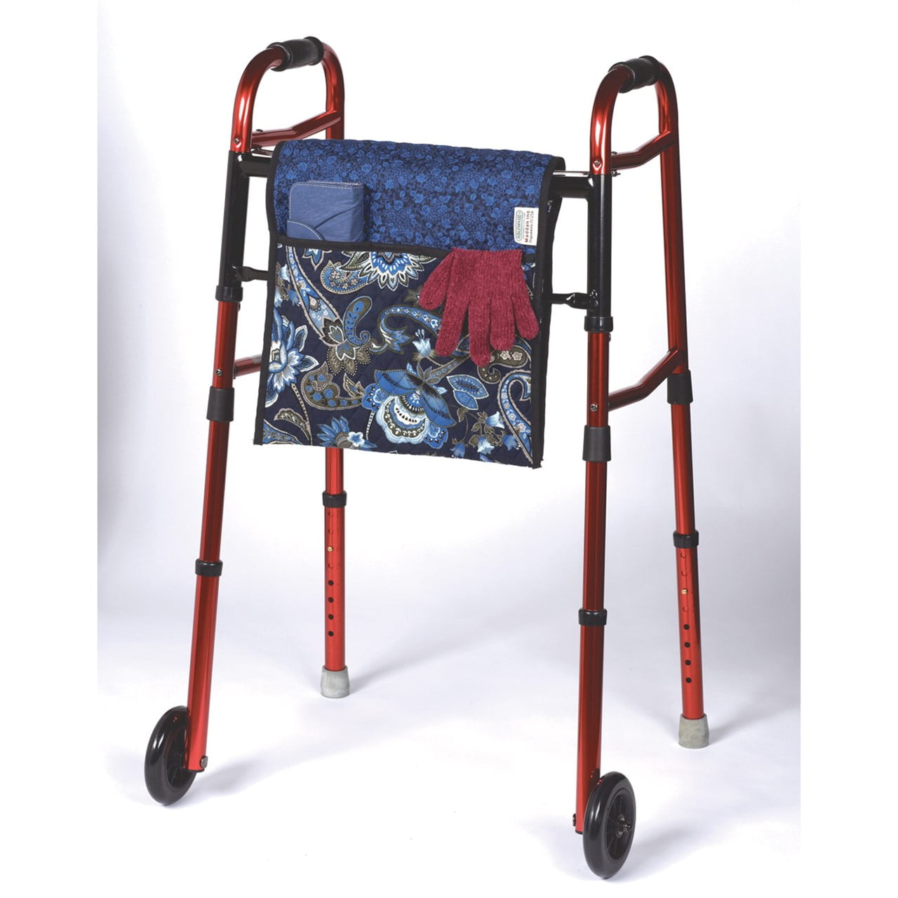 Double-Sided Quilted Walker Bag- Print Blue - www.semashow.com - www.semashow.com
