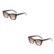 thumbnail image 3 of Jumpingount Gafas de sol de celebridades de Internet de moda - Estilo de calle con gafas de moda Gafas de sol de foto de calle personalizadas estampado de leopardo negro 2piezas, 3 of 6