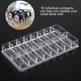 thumbnail image 3 of Larger Compact Organizer, Chemical Stability Beautiful Store Box, For Puff Lipstick Eyebrow Powder Blush, 3 of 8