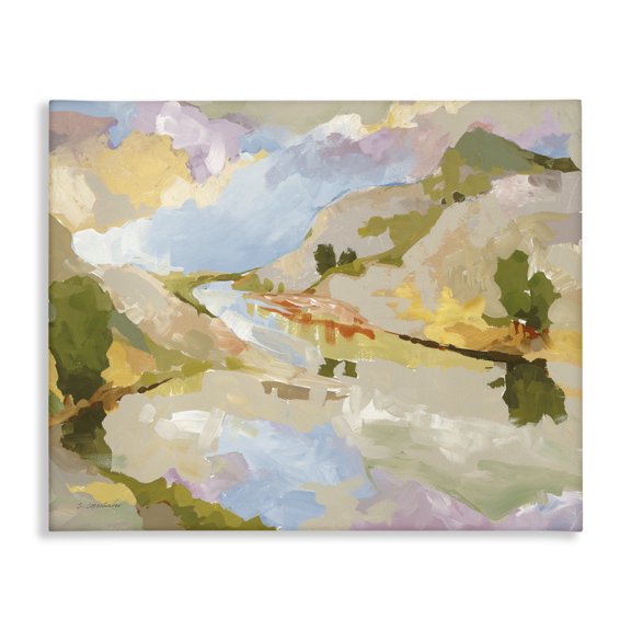 Stupell Industries Contemporary Abstract Mountain Reflection Canvas Art, 40 x 30, by Trevor Copenhaver
