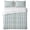 Blue, variant on Blue Chevron Stripes California King Duvet Cover Set, Retro Diamond Geometric Tile Decorative 3 Piece Bedding Set with Zipper Closure Soft Breathable Microfiber Comforter Cover 2 Pillowcases