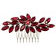 thumbnail image 1 of Betiteto - Peineta para el pelo con cristales para novia, accesorios para mujeres y niñas (rojo), 1 of 5