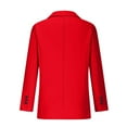 thumbnail image 3 of Women Long Sleeve Office Coat Polyester Open Front for Business and Work, 3 of 4