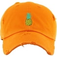 thumbnail image 3 of Pineapple Vintage Distressed Dad Hat Baseball Cap Polo Style Unconstructed Adjustable, 3 of 4