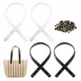 thumbnail image 1 of pitrice Lot de 4/lot Sangle à Grand Application pour Sacs à Main Remplacement Direct Blanc+café 1 Ensemble, 1 of 6
