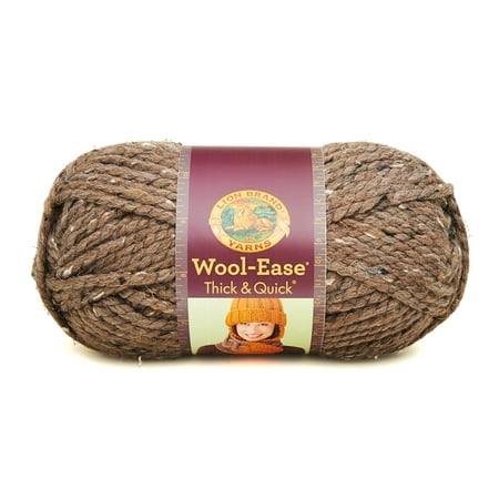 UPC: 0023032641249 | Lion Brand Yarns Wool Ease Thick & Quick Barley Classic Yarn 1 Each
