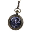 thumbnail image 4 of MasteelfCA Vintage Pocket Watch Ghost Pocket Watch Chain Retro Pocket Watch Gift (Bronze), 4 of 8