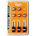 thumbnail image 3 of JUST MIXER Audio/DJ Mixer - Battery/USB Powered Portable Pocket Audio Mixer w/ 3 Stereo Channels (3.5mm) Plus On/Off Switch (Orange), 3 of 4