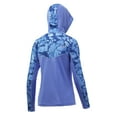 thumbnail image 2 of Huk Ladies Icon X Camo Current North Drop Small Long Sleeve Hooded Shirt, 2 of 2