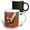 Multicolor, variant on 3drose, Rooster, Red Background, 11oz Magic Transforming Mug