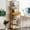 Yellow, variant on Storage Rack,Bamboo Bathroom Shelf 7-Tier Tower Free Standing Storage Organizer Rack Bookcase