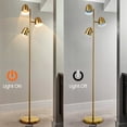 thumbnail image 2 of FINE MAKER 3 light tree shaped floor lamp, living room office high pole lamp,   gold floor lamp, 2 of 13
