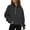 Black, variant on Brondbend Womens Half Zip Pullover Womens Sweatshirts Mock Neck Trendy Solid Color Long Sleeve Athletic Coat with Pocket Basic Fit Fall Winter Lightweight Outerwear Versatile