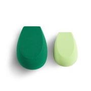EcoTools Ecofoam Perfect Blender Duo Sponge, 2 Beauty Sponges For Flawless Foundation Coverage, Cruelty Free, Vegan, and Latex Free, 2 Piece Set