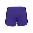 thumbnail image 2 of Augusta Sportswear Women's Sprint Shorts 337 - Purple/Black Size XL, 2 of 4