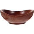 thumbnail image 3 of Wood Salad Bowl Wood Fruit Bowl Wood Fruit Bowl Decorative Snack Dish Home Supplies, 3 of 3