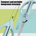 thumbnail image 6 of Retractable Blunt Tip Safety Scissors, Anti-Scratch Portable Cutting Tool, Lightweight Foldable Design, Practical Shears for Office Household Travel Handcraft Projects, Light Blue, 6 of 6