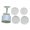 D, variant on Flower Pattern Moon Cakes Molds MidAutumn Festival Moon Cakes Maker Cookie Stamp Hand Pressure Moon Cakes Bakings Tool