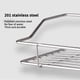 thumbnail image 5 of Estante De Ducha De Acero Inoxidable, Organizador De Almacenamiento Rectangular Sin Perforaciones, Estante De Baño Plateado Multifunción Para El Hogar, Baño, Cocina, Hotel Minnieouse HA021537-00, 5 of 7