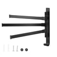 thumbnail image 2 of Laundry Drying Rack, Space Aluminum Towel Bar Anti Rust Matte Black Finish  For Kitchen For Bathroom For Balcony, 2 of 8