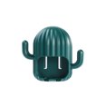 thumbnail image 4 of Bewildely Soporte para cepillo de Ventosa Organizador de pared Soporte para estante Colgante Estilo de cactus Accesorio de estante extraíble Verde Verde oscuro 10piezas Bewildely CBP211523, 4 of 4