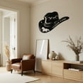 thumbnail image 3 of KAINSY Personalized Cowboy Metal Sign, Western Wall Decor, Rustic Cowboy Hat Wall Art, Metal Outdoor Wall Art, Rustic Country Western Decor for Bedroom Living Room Bathroom, Customized Gifts Color07, 3 of 7