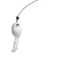 thumbnail image 7 of Interactive Cat Teaser Rod Toy with Suction Cup Having Fun Exerciser Playing White, 7 of 7