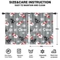 thumbnail image 2 of Blackout Kids Curtains,Gray Christmas Snowman Pattern Childrens Insulated Curtains Set Of 2,Bedroom Essentials,Toddler Room Decor 42"x54", 2 of 5
