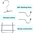 thumbnail image 4 of TRARIND 3 Pack Tank Tops Hanger Bra Hangers Space Saving Hanger Metal Folding Closet Organizer for Tank Tops, Cami, Bras, Bathing Suits, Belts, Ties, 4 of 7