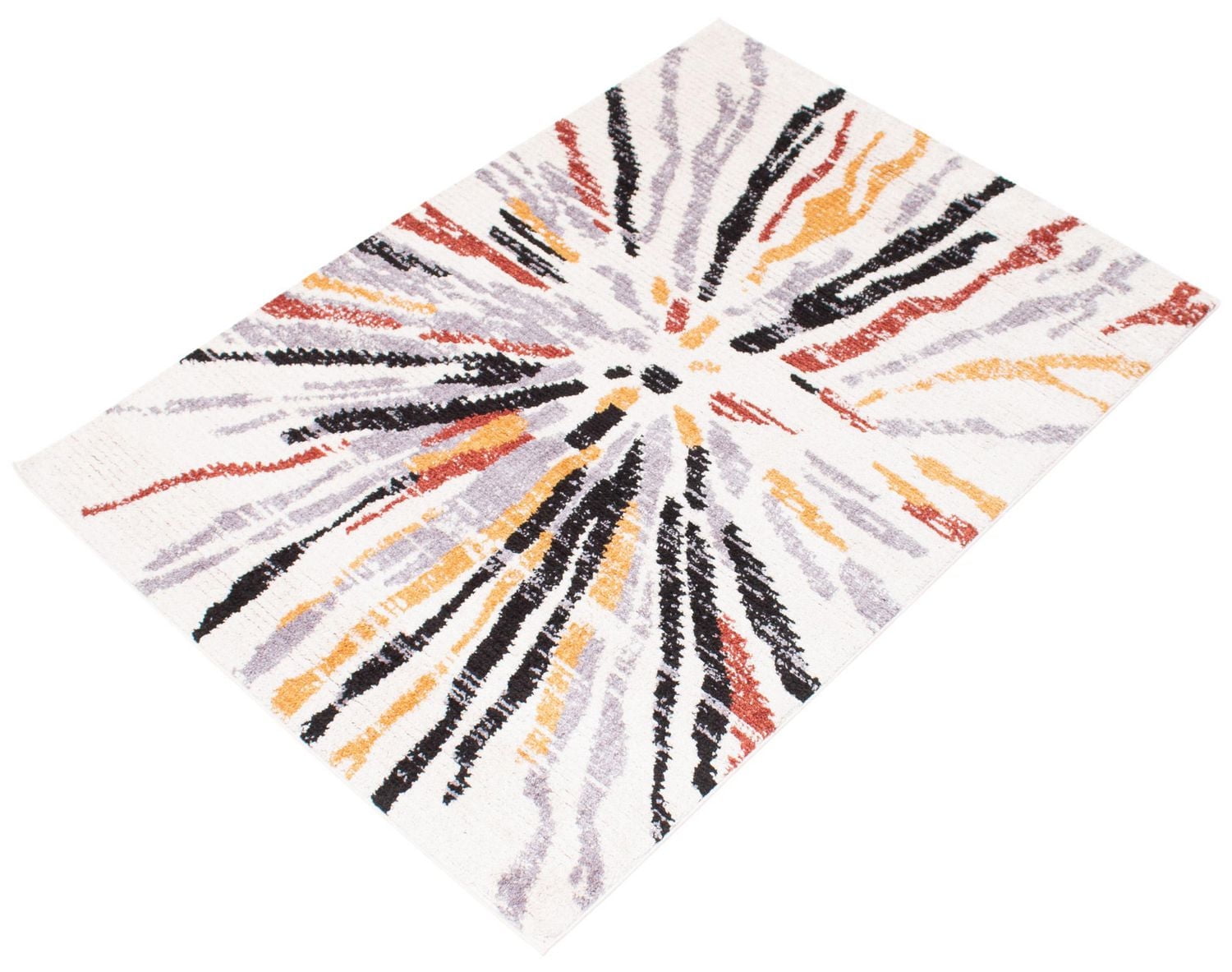 ECARPET Modern Indoor Area Rug, Super Soft & Plush Sunburst Collection