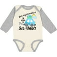 thumbnail image 3 of Inktastic Book My Reservation I'm Going to Grandma's Boys or Girls Long Sleeve Baby Bodysuit, 3 of 5