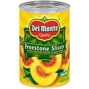 Del Monte Yellow Freestone Sliced Peaches, Canned Fruit, 15.25 oz Can