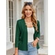 thumbnail image 2 of Chaqueta de punto GRACE KARIN para mujer, frente abierto, manga 3/4, 2 of 6