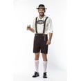 thumbnail image 3 of 3 unids/set hombre adulto traje de Oktoberfest alemán bávaro Oktoberfest Festival cerveza hombre Lederhosen ropa de fiesta de Halloween L, 3 of 5