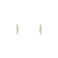 thumbnail image 2 of Bizzarro - Arracadas Oro Bicolor Espiral Chica 14K, Modelo:OR90307YW Bizzarro Aretes, 2 of 2