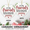 thumbnail image 2 of Neweleven Galentines Gifts Women - Adornos De Regalo Para Amigas 2025 - Regalos De Amistad Para Amigos Regalos De Cumpleaños Para Mujeres Besties Soul Sisters - Adornos Navideños De Cerámica, 2 of 5