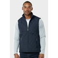 thumbnail image 1 of Men's Full-Zip Diamond Quilted Lightweight Padded Puffer Thin Vest Jacket Outwear, 1 of 3
