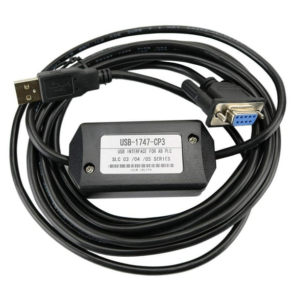 Twinkle Bay PLc Programming cable compatible with AB USB-1747-cP3 SLc 503 504 505