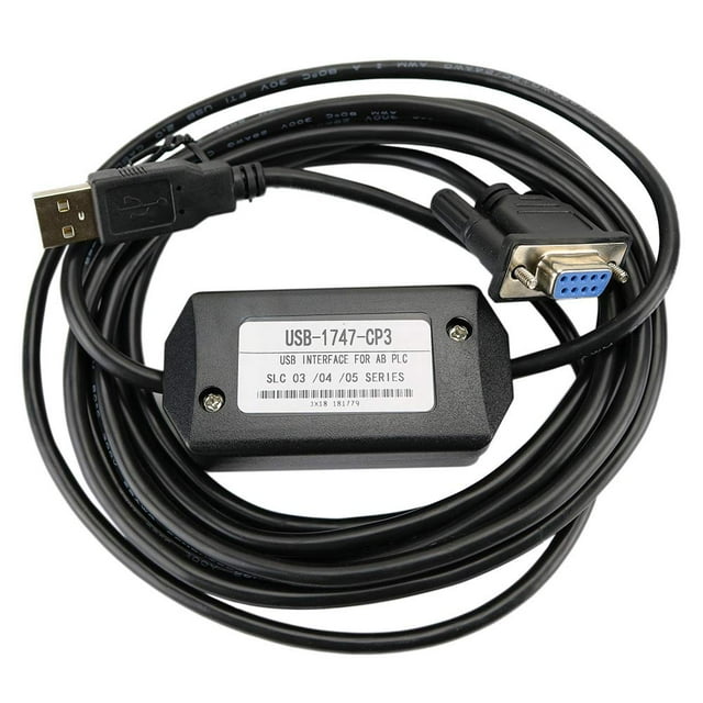 Twinkle Bay Câble de Programmation PLc compatible avec AB USB-1747-cP3 SLc 503 504 505