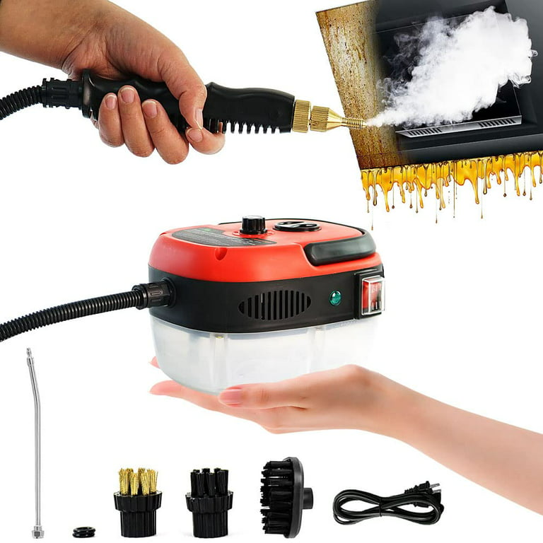 Moongiantgo High Pressure Steam Cleaner, 2500W Portable High Temp Bathroom  Power Steamer Cleaning Machine For Home Use Grout Tile Kitchen Grease Car