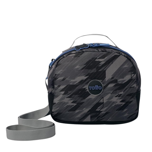 TOTTO Lonchera Mediana Niño | Térmica Fácil de Limpiar HELMET RACER M azul M