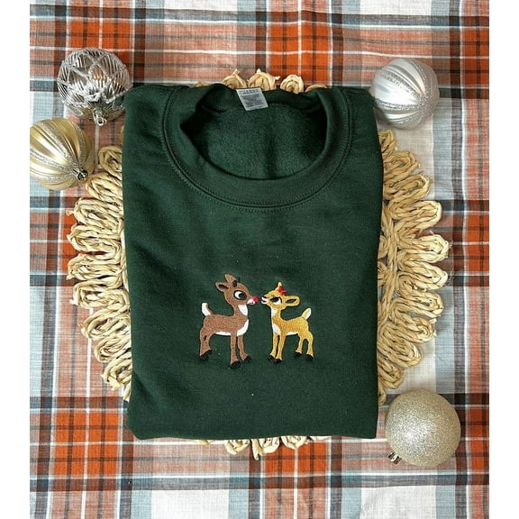 Christmas Embroidered Sweatshirt