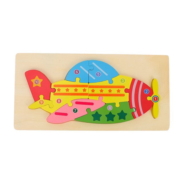 Shisuyan 1 Set Cartoon Pattern Puzzle Toy Interesting 3D Puzzle Jigsaw Puzzle Toy for Kid