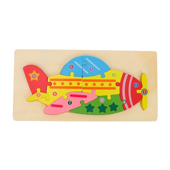 Shisuyan 1 Set Cartoon Pattern Puzzle Toy Interesting 3D Puzzle Jigsaw Puzzle Toy for Kid