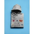 thumbnail image 3 of Buon Ferragosto Beach Fun Hoodie Women -Image by Shutterstock, Female XX-Large, 3 of 4