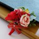thumbnail image 5 of 1 Pieza de Ramillete de Corsage Decorados para Fiestas Accesorio Decorativo Perfecto de Fotografía rojo Yuyangstore Ramillete de la boda, 5 of 8