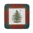 thumbnail image 6 of Spode Christmas Tree Tartan Mug & Coaster Set with Tin Box (5-Piece Set) - Festive Holiday Gift Set for Coffee Lovers - Elegant Porcelain Mugs and Cork-Backed Coasters - Dishwasher & Microwave Safe, 6 of 7