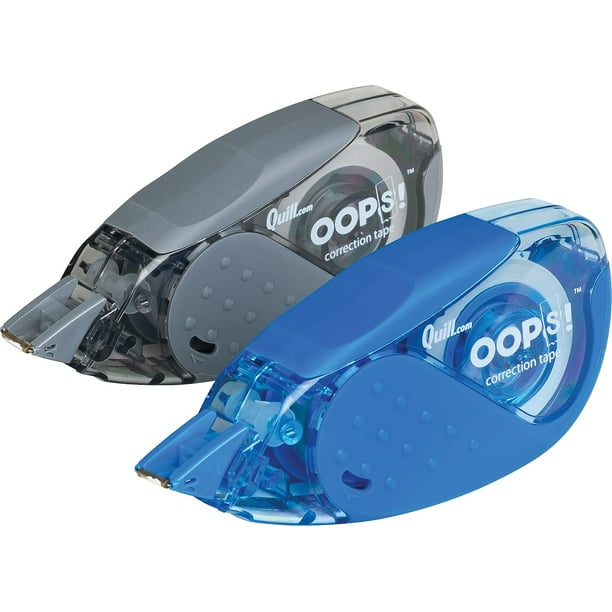Quill Brand OOPS! White Out Grip Correction Tape 2/Pk (52038QL) 806895