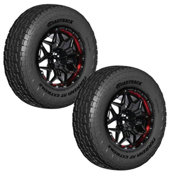 PAQUETE 2 LLANTAS 265/70R16 ROADTRACK TERRENA AT EXTREME + VALVULAS