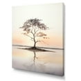 thumbnail image 2 of Designart "Solitude In Silhouetted Desert I" Minimalism Wall Decor, 2 of 7